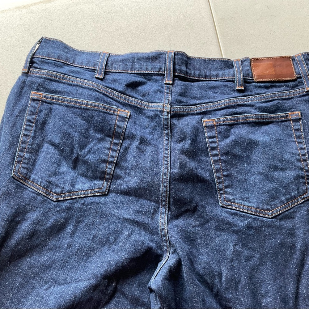 Tommy Jeans Dark Blue Denim Jeans hemmed - Picture 6 of 7
